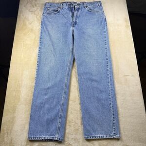 Vintage Orange Tab Levi's 505 Regular Fit Straight Leg Jeans Men's W38‎ L30 1997